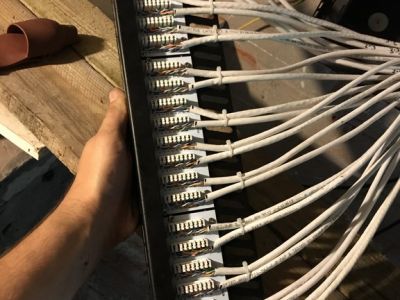 Home Network Patch Panel Termination